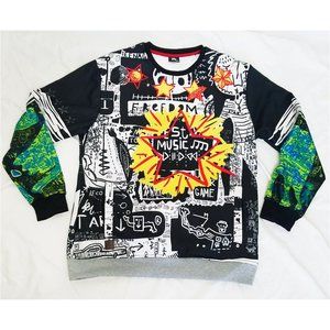 Imperious Imp Mens  Rap And Music Culture Crewneck Sweater Sweatshirt W Pockets